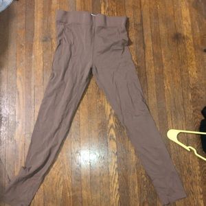 Brown leggings